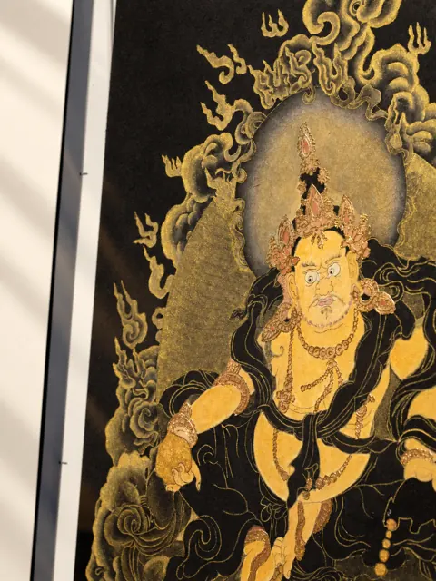 黑金唐卡 · 框内层次 · 细节展示示意