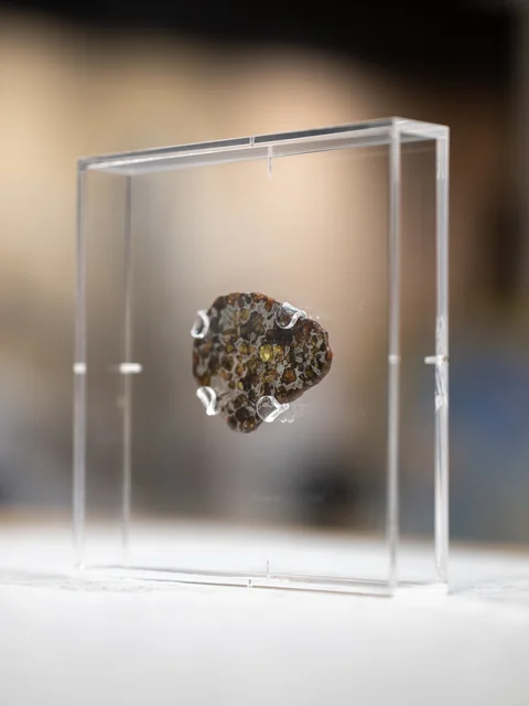 矿石标本透明陈列